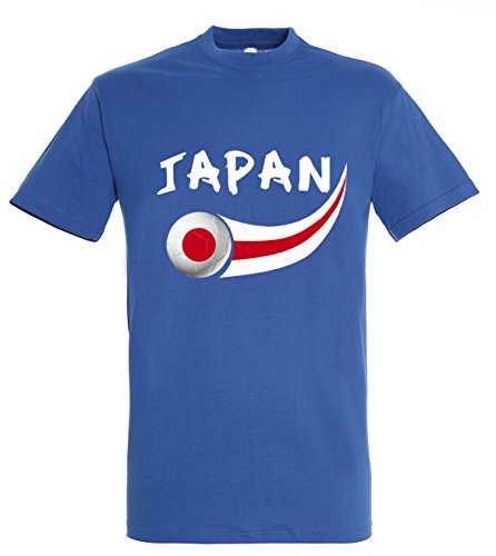 Supportershop Supportershop Męski T-shirt Japon T-Shirt niebieski królewski błękit S 5060542527354