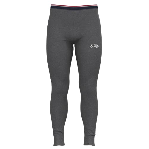 ODLO Męskie legginsy Bl Bottom Long Active Warm Originals Eco szary Steel Grey Melange XXL 159302
