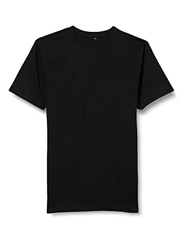 Build Your Brand Męski T-shirt okrągły Neck, czarny, XS