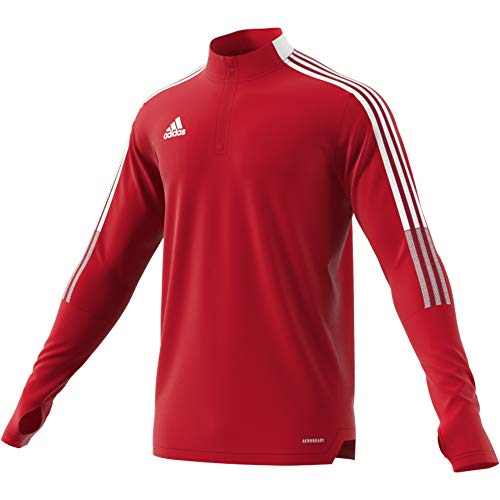 adidas Męski sweter TIRO21 TR Top, Team Power czerwony, S