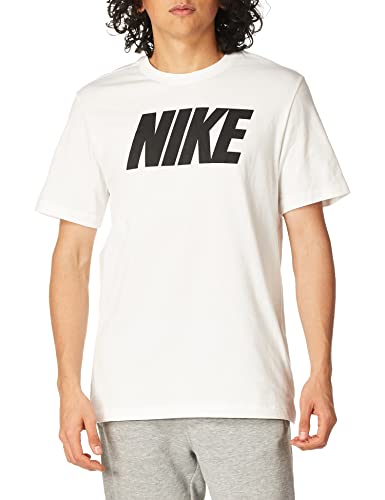 Nike Męski T-shirt Sportswear biały czarny M DC5092-100