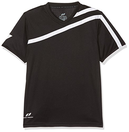 Pro Touch Unisex Kristopher T-Shirt dziecięcy czarny czarny Gr. 10 Jahre (Herstellergröße: 140cm)
