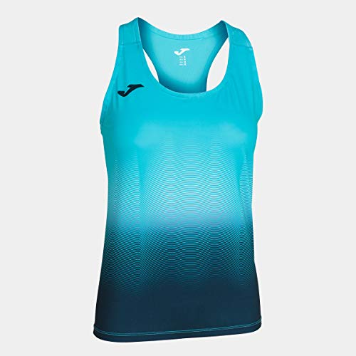 Joma Dziewczęcy Elite Vii Tank top do biegania turkusowy turkusowy - niebieski morski 4XS-3XS 901036.013