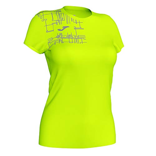 Joma Damska koszulka Elite VIII Running Night fluorescencyjny żółty S