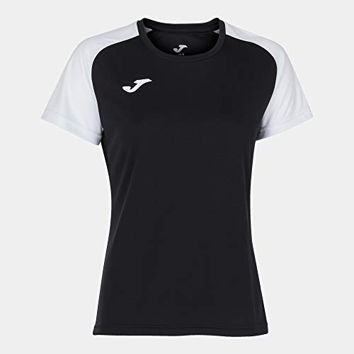 Joma Damska koszulka Academy Iv Czarny - biały estándar 901335102