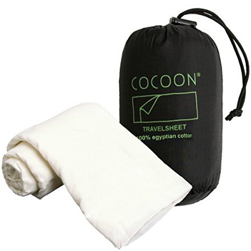 Cocoon Travel Sheet śpiwór bawełniany bawełna egipska, kość słoniowa 0799696101237