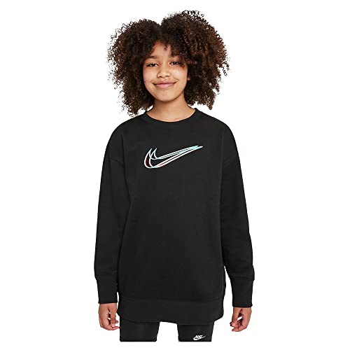 Nike Bluza dziecięca unisex Nsw Bf czarny 128