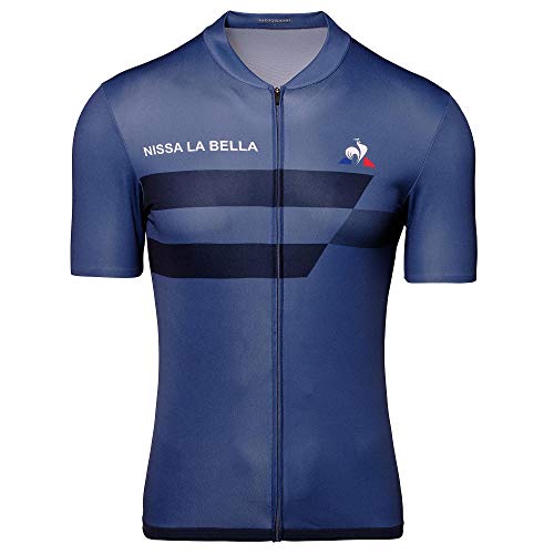 Le Coq Sportif Męska kurtka Cycling Jersey Ss Grand Départ M Parka niebieski Granatowy (True Navy) XS