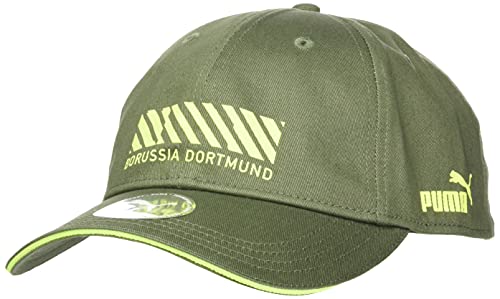 Puma BVB ftblCulture czapka bejsbolowa Olivine-Safety Yellow Jeden rozmiar 023516