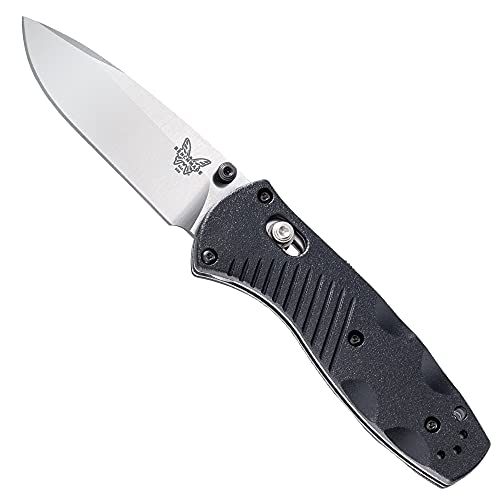 Benchmade Bench Made nóż jednoręczny Mini Bar Rage, nierdzewna 154 cm, valox muszle, Axis Assist Lock, Clip 585_Bleu/Gris