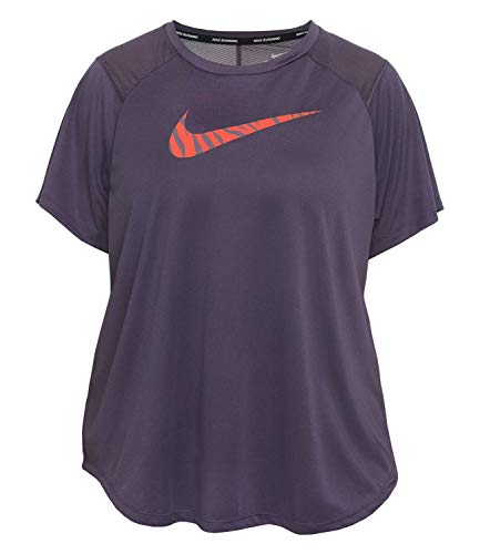 Nike Damska koszulka W Nk Icon Clash Run Ss Gx czarny Czarny / (Reflective Silv) XS CZ9545