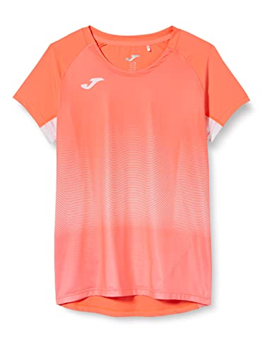 Joma Damska koszulka do biegania Elite Vii pomarańczowa koralowy neonowy L