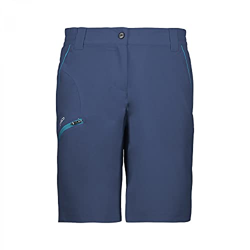 CMP CMP Damskie szorty z nylonu Stretch Con Protezione Dai Raggi Solari kąpielówki niebieski niebieski D34 30T6606