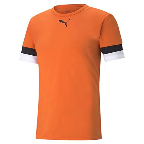 PUMA PUMA Koszulka męska Teamrise Jersey Złoty Poppy-black-white 3XL 70493208XXXL