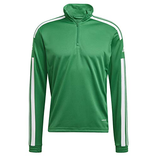 Adidas Męski sweter SQ21 TR Top Tep, Team Green/White, 2XL GP6473