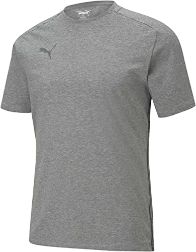 PUMA PUMA Koszulka męska Teamcup Casuals Tee Shirt Średnia szarość Heather-smoked Pearl L 657975