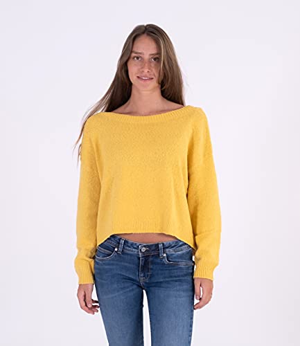 Hurley Damski sweter W Wear It Both Ways Mgiełka żółta L 3HSL0241