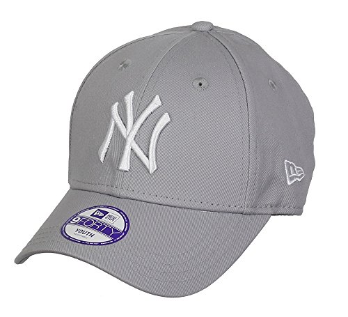 New Era Chłopięca czapka baseballowa MLB Basic 9 Forty regulowana, 1087 biały/szary Rozmiar uniwersalny 10879075-Grey