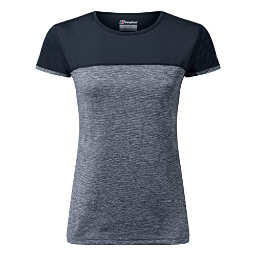 berghaus berghaus Damski t-shirt Technique 2.0 z krótkim rękawem szary Carbon Marl/Jet Black S 422188AX5