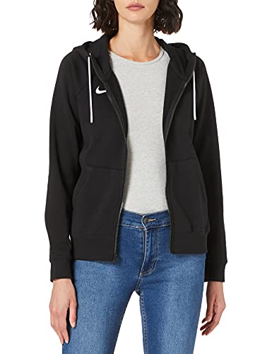 Nike Damska bluza z kapturem W Nk FLC Park20 Fz czarny czarny/bia$33y/bia$34y S CW6955