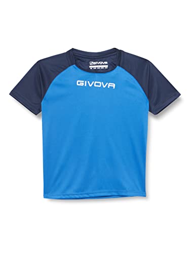 Givova Męski t-shirt, niebieski/lazurowy, 4XS