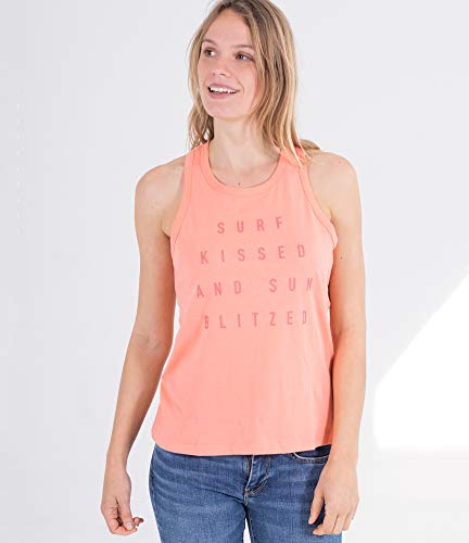 Hurley Damska koszulka w Surf Kissed Perf Tank T-Shirt czerwony karmazyn S 3HDA2541