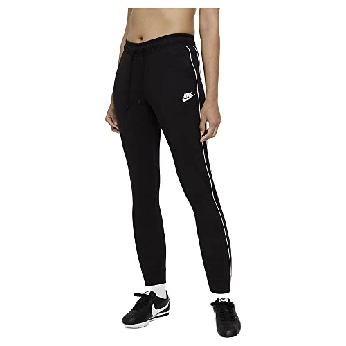 Nike Damskie spodnie kompresyjne W Nsw Jogger Mlnm Flc Mr czarny/(biały). S CZ8340-010