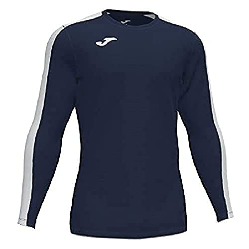 Joma Joma Męska koszulka Academy z długim rękawem niebieski Marine-biały L 101658.332