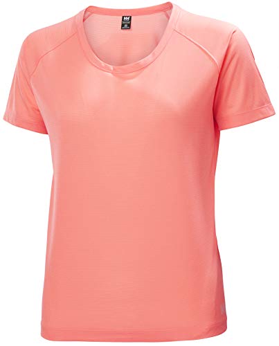 Helly Hansen Helly-Hansen Damska koszulka z napisem Pace różowy koralowy (Hot Coral) S 62967