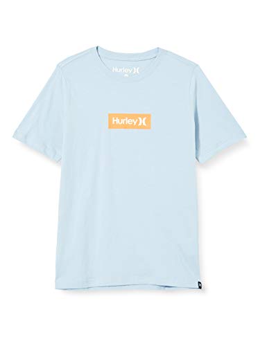 Hurley Hurley Chłopcy B O&o Small Box Tee Ss T-Shirt niebieski niebieski (Deep Royal Blue) M BQ1476