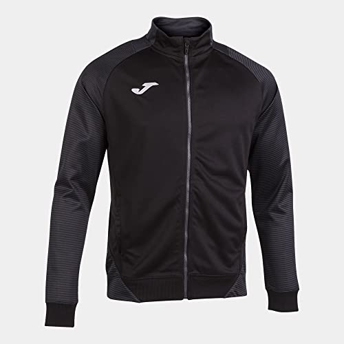 Joma Essential II Jacket Black-Anthracite