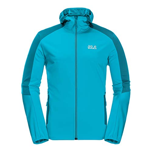 Jack Wolfskin Męska kurtka softshell Go Hike niebieski (Blue Jewel) XL
