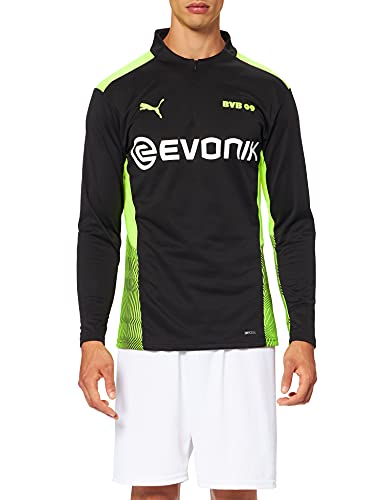 PUMA PUMA Męska koszulka BVB Training 14 Zip Top W sponsora Puma Black-Safety Yellow XXL 759069
