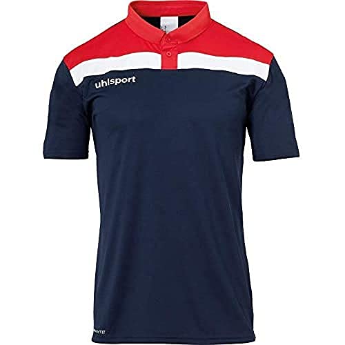 uhlsport uhlsport Męska koszulka offense 23 Polo piłka nożna odzież treningowa niebieski czerwony/czarny/biały 152 100221310