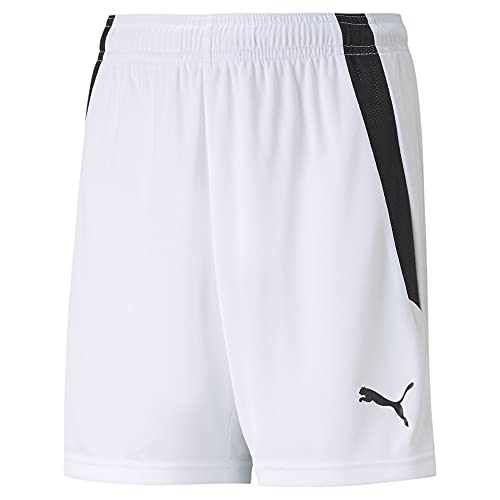 Puma Szorty unisex dla dzieci Teamliga Jr szorty White Black 128 70493104-128