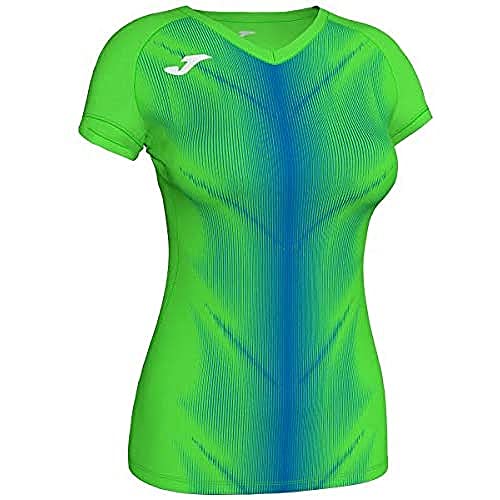 Joma Joma Dziewczęce t-shirty Olimpia Fluorgrün-royal XXS 900933.027.2XS