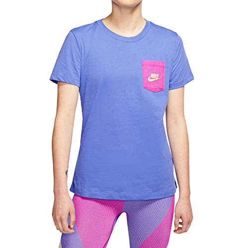 Nike Damska koszulka Nsw Icon Clash wielokolorowa szafir (Sapphire) S CT8854
