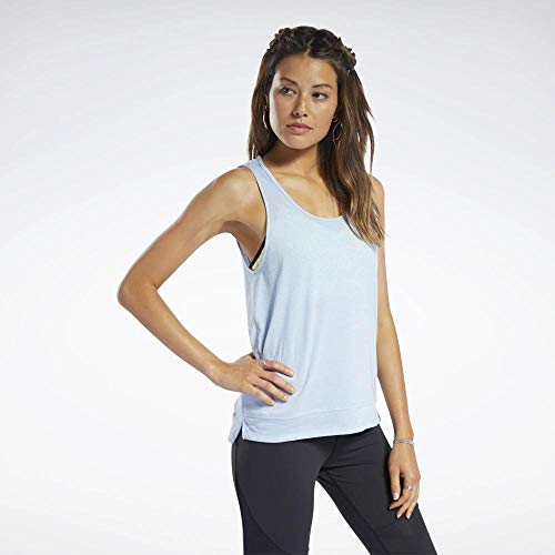 Reebok Damska koszulka Ts Ac+cotton Tank Top niebieski niebieski XXS FJ2891