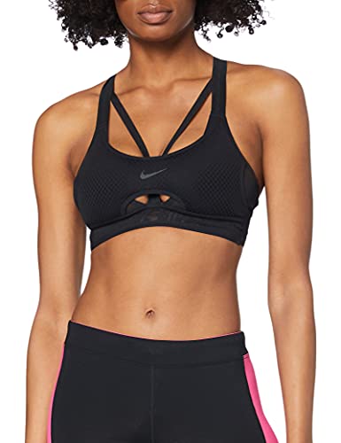 Nike Damski biustonosz Indy Ultrabreathe Bra Sports czarny/(Dk Smoke Grey) XL