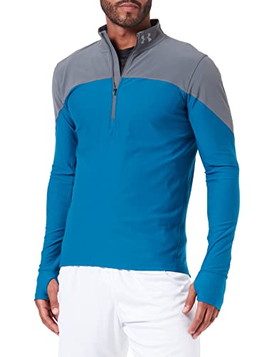 Under Armour Męska bluza z suwakiem Half Zip, niebieska (niebieska), S 1326595-417-Small