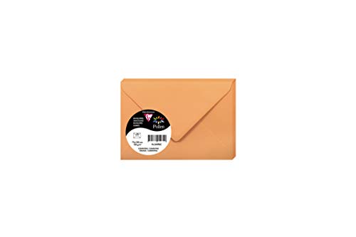 Clairefontaine Koperty pyłkowe, 75 x 100 mm, 120 g - klementynowy pomarańczowy, 20 sztuk 5490C