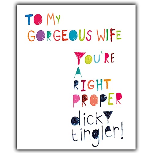 Emotional Rescue WIFE, Tingler, sałatka papierowa. Kartka urodzinowa ZFW9384