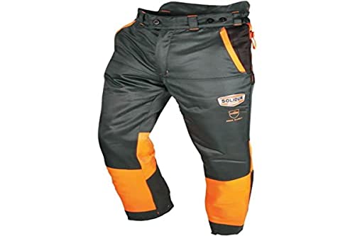 Solidur AUPA-M Pantalon Authentic klasa 1 typ A spodnie ochronne do piły łańcuchowej, 100% poliester, rozmiar M