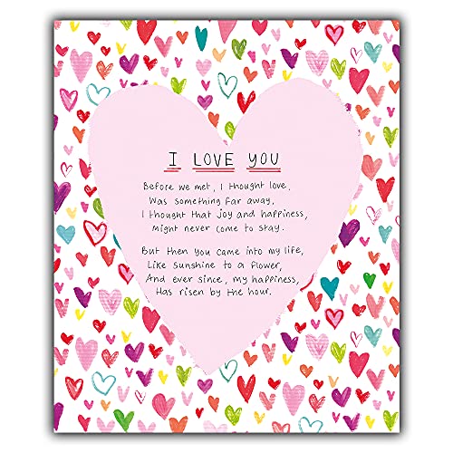 Emotional Rescue Nasza rocznicowa, 'I Love You', papierowa sałatka. Kartka rocznicowa ZFW9467