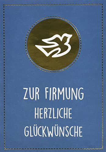 Perleberg Karta na bierzmowanie Lifestyle - kartka z tekstem z gołębiami - 11,6 x 16,6 cm 7340005-2