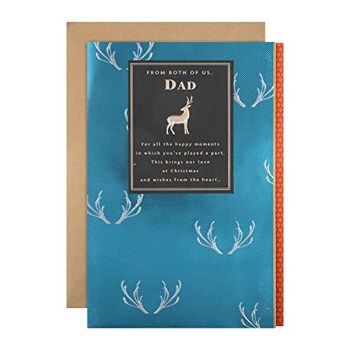 Hallmark Hallmark Kartka świąteczna dla taty od obu - współczesny wzór graficzny z efektem 3D 25520693