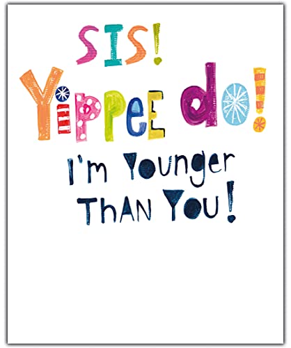 Emotional Rescue Siostra, Yipee Sis, Papierowa sałatka. Kartka urodzinowa ZFW9481