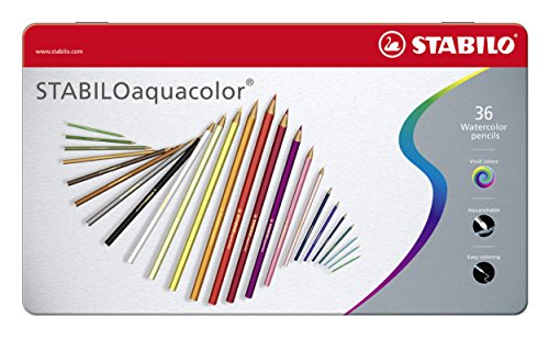 Stabilo Aquacolor 36 szt pudełko metalowe ! Szybka dostawa! Atrakcyjne raty! Dostawa w 2h Warszawa Poz 1636-5