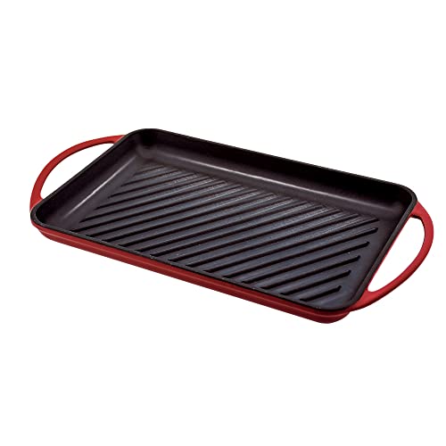 Jata Hogar, Żeliwna patelnia do grillowania, czarna, 33 cm