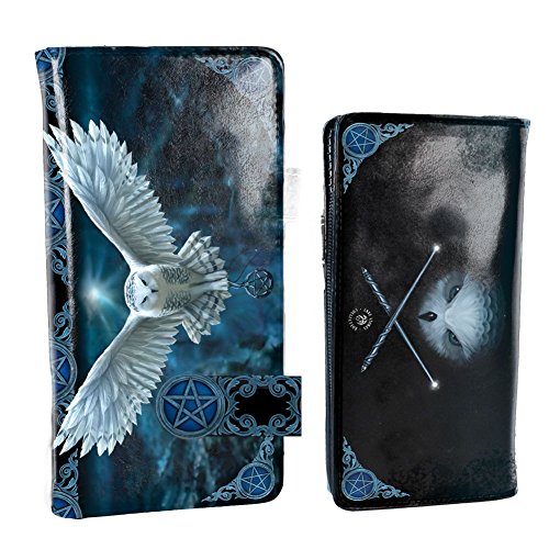 Nemesis Now Nemesis Now Awaken Your Magic Anne Stokes portfel, wytłaczany, 19 cm, niebieski, PU, 18,5 cm B3932K8